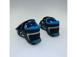 Detské čierne letné pohodlné sandálky Lorenzo black