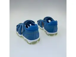 Detské modré letné pohodlné sandálky Fredo jeans