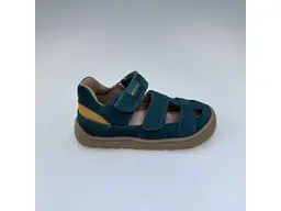 Detské zelené letné pohodlné barefoot sandálky Dizy green
