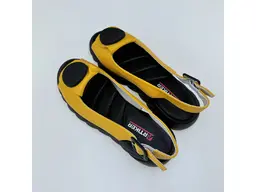 Dámske žlté mäkučké kožené sandále Artiker 52C1637-70