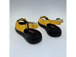 Dámske žlté mäkučké kožené sandále Artiker 52C1637-70