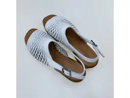 Dámske biele mäkučké kožené sandále Artiker 58C2021-10