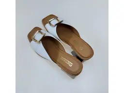 Dámske mäkučké biele kožené vsuvky Artiker 58c2030-10