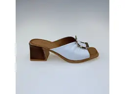 Dámske mäkučké biele kožené vsuvky Artiker 58c2030-10