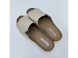 Dámske mäkučké béžové kožené vsuvky Artiker 58C3224-15