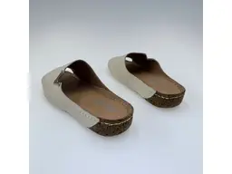 Dámske mäkučké béžové kožené vsuvky Artiker 58C3224-15