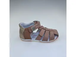 Detské kožené ružové sandálky D.D. Step G111-61843CM