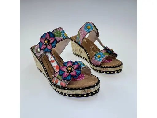 Dámske originálne letné ružové vsuvky Ballon02