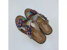 Dámske originálne letné ružové vsuvky Ballon02