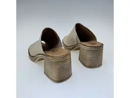 Dámske béžové kožené letné vsuvky 58c3109-15