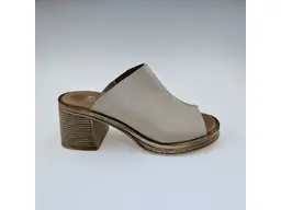 Dámske béžové kožené letné vsuvky 58c3109-15