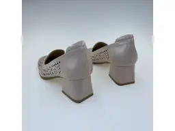 Dámske ružové mäkučké kožené poltopánky EVA K3725/4542-25