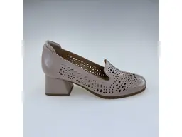 Dámske ružové mäkučké kožené poltopánky EVA K3725/4542-25