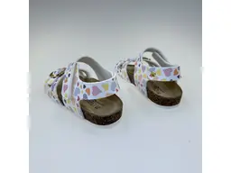 Detské letné pohodlné biele sandale ShiGS847TL-10S