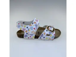 Detské letné pohodlné biele sandale ShiGS847TL-10S