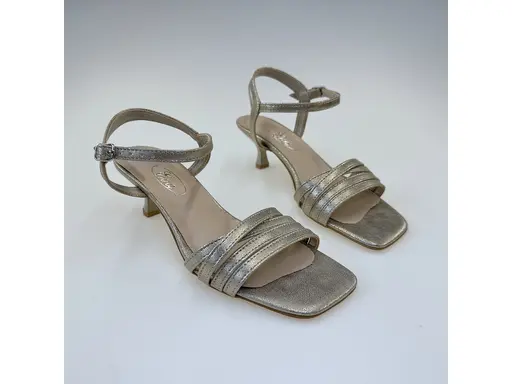 Dámske zlaté elegantné pohodlné sandále M005-AuD