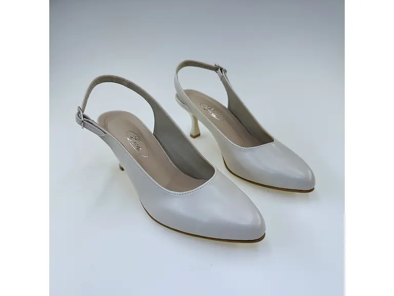 Dámske béžové elegantné pohodlné sandále M003-14M