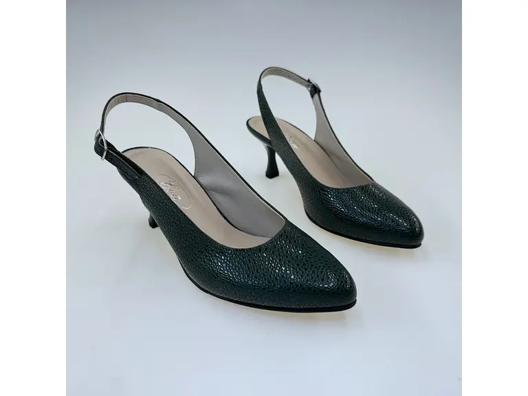 Dámske zelené elegantné pohodlné sandále M003-50P