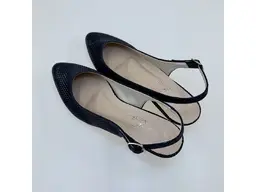 Dámske modré elegantné pohodlné sandále M004-90R