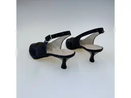 Dámske modré elegantné pohodlné sandále M004-90R