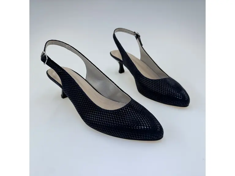 Dámske modré elegantné pohodlné sandále M004-90R