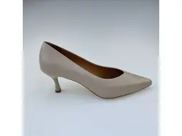 Dámske pohodlné celokožené béžové elegantné lodičky A3969-15