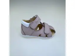 Destké letné celokožené ružové pohodlné sandálky BAR120/P-25