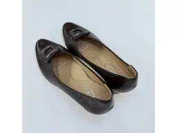 Dámske pohodlné celokožené hnedé lodičky K3680/4510-40
