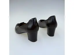 Dámske pohodlné celokožené hnedé lodičky K3680/4510-40
