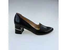 Dámske pohodlné celokožené čierne lodička K3475/5031-60H