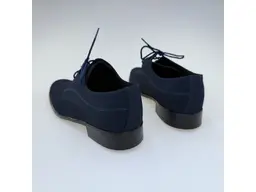 Detské pohodlné elegantné modré poltopánky Mi013-90