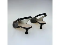Dámske pohodlné elegantné čierne sandále M004-60M