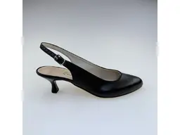 Dámske pohodlné elegantné čierne sandále M004-60M