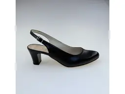 Dámske pohodlné elegantné čierne sandále M001-60M