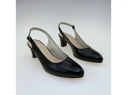Dámske pohodlné elegantné čierne sandále M001-60M