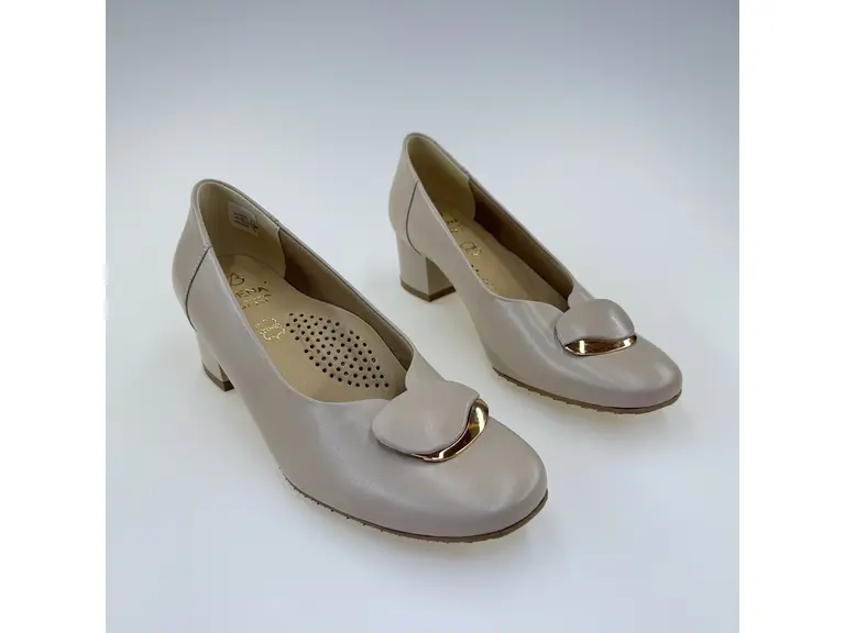Dámske kvalitné pohodlné béžové lodičky ASPKX-2965bl/sz4533-15