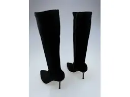 Dámske kvalitné čierne pohodlné čižmy ASP25524500-60