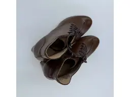 Dámske kvalitné koňakové pohodlné členkové topánky K3763/4542-38