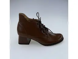 Dámske kvalitné koňakové pohodlné členkové topánky K3763/4542-38