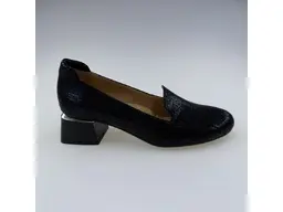 Dámske kvalitné modré pohodlné poltopánky K3328X/3510-90R