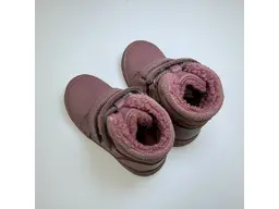 Detské ružové vodeodolné teplé celé topánky Fatima old pink