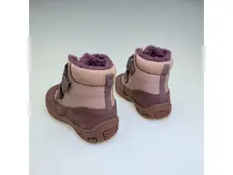 Detské ružové vodeodolné teplé celé topánky Ines pink