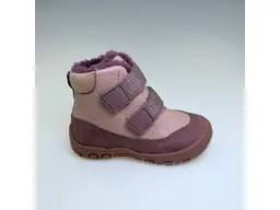 Detské ružové vodeodolné teplé celé topánky Ines pink