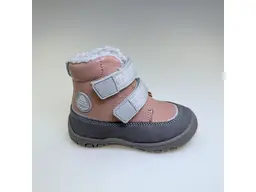 Detské ružové vodeodolné teplé celé topánky Dela pink