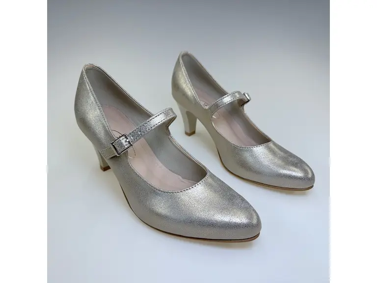 Dámske zlaté elegantné kvalitné  lodičky M907-AUD