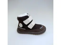 Detské kožené teplé vodeodolné barefoot topánky Dario Brown