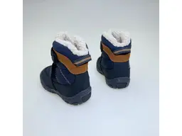 Detské teplé pohodlné vodeodolné topánky Kert denim