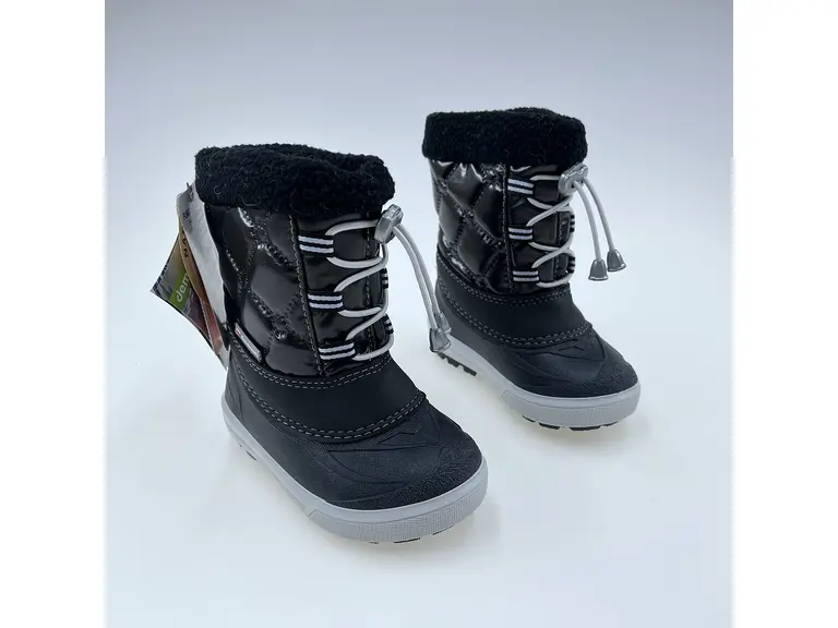 Detské pohodlné čierne teplučké snehule Furry-D