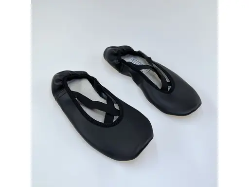 Unisex pohodlné čierne baletky EVA BALETKA-60