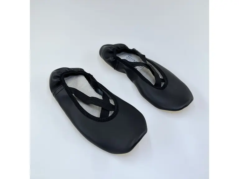 Unisex pohodlné čierne baletky EVA BALETKA-60